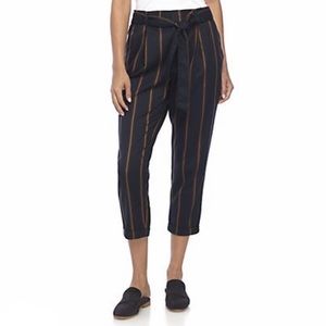 Angel Kiss Twill Striped Paper Bag Pants Size Medium